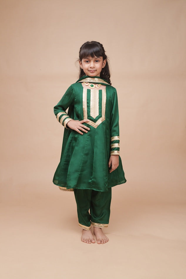 Panna Anarkali Set