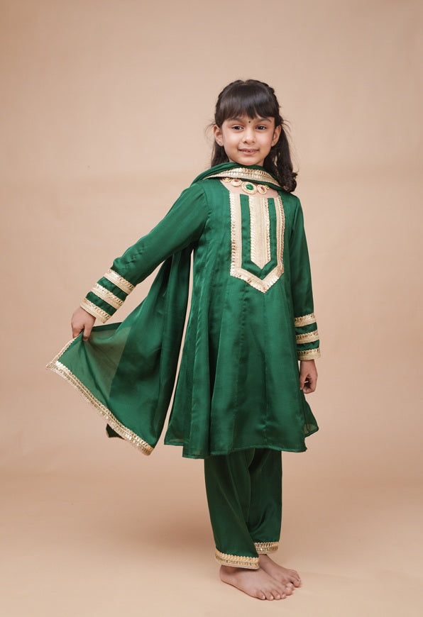 Panna Anarkali Set