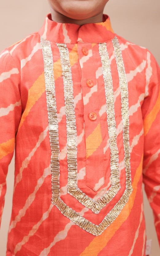 Rangeela Leheriya Kurta Set