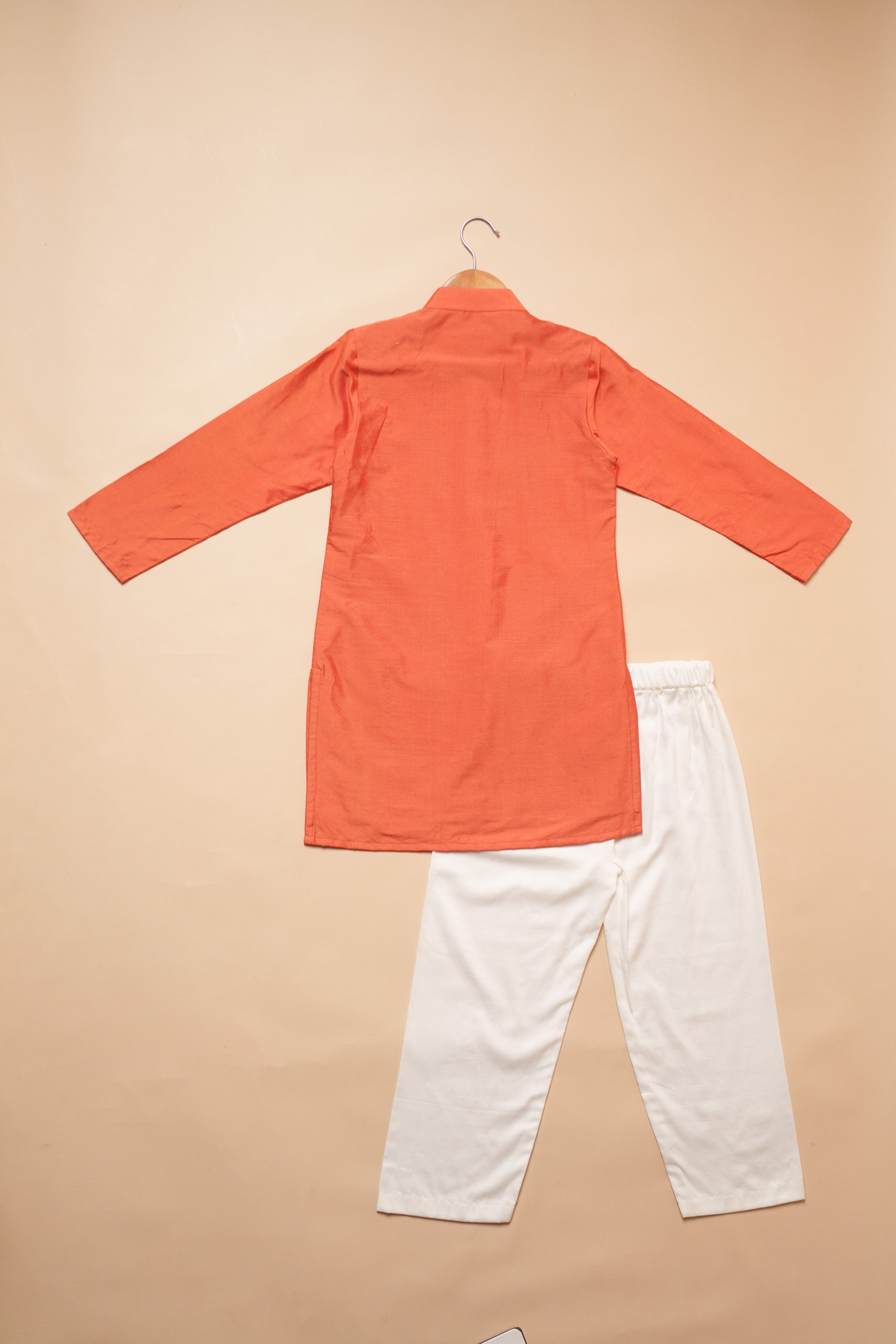 Tangerine Bloom Kurta Set