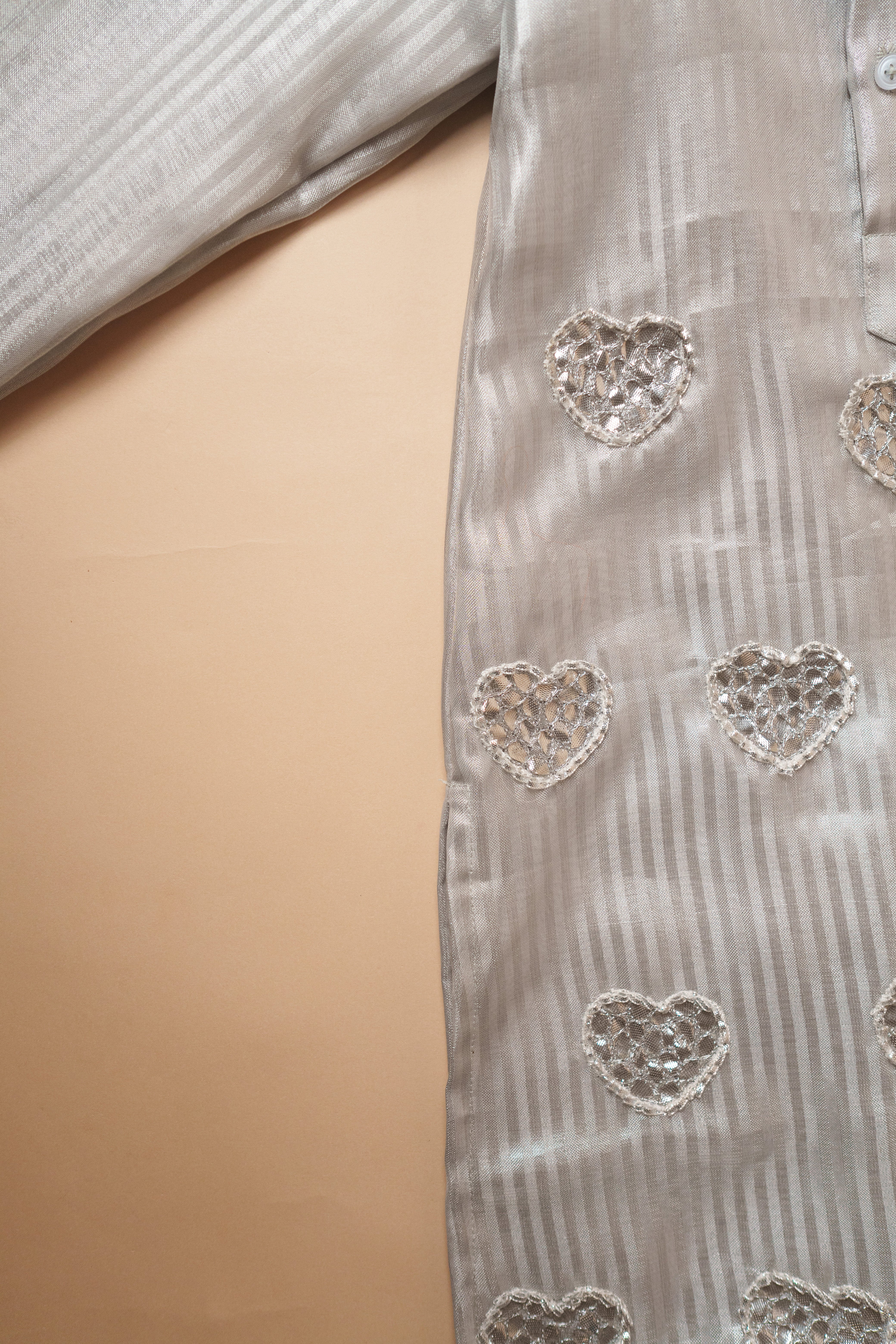 Chand silver gota Kurta Set
