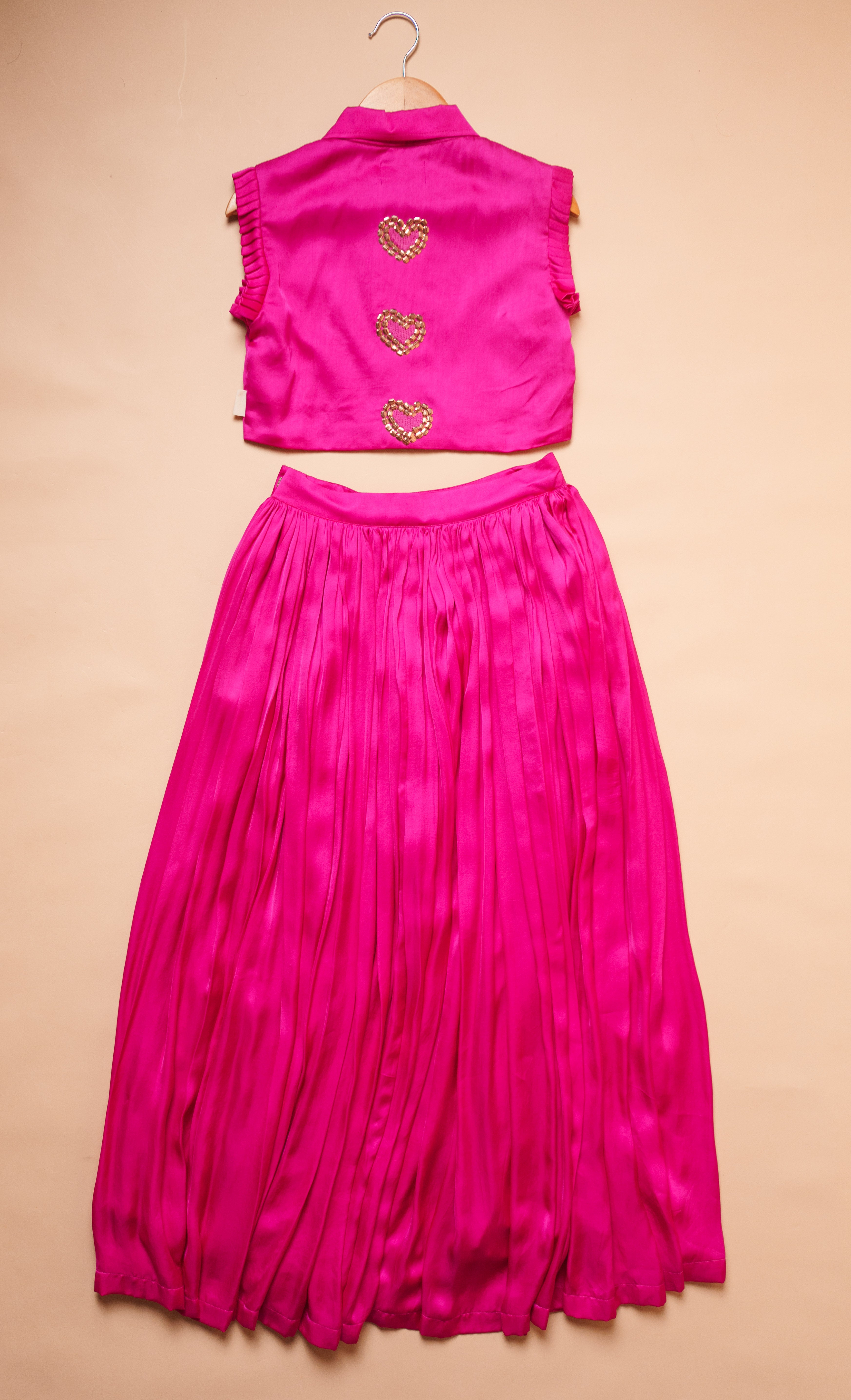 Heartbeat Sparkle Co-ord Set with collar