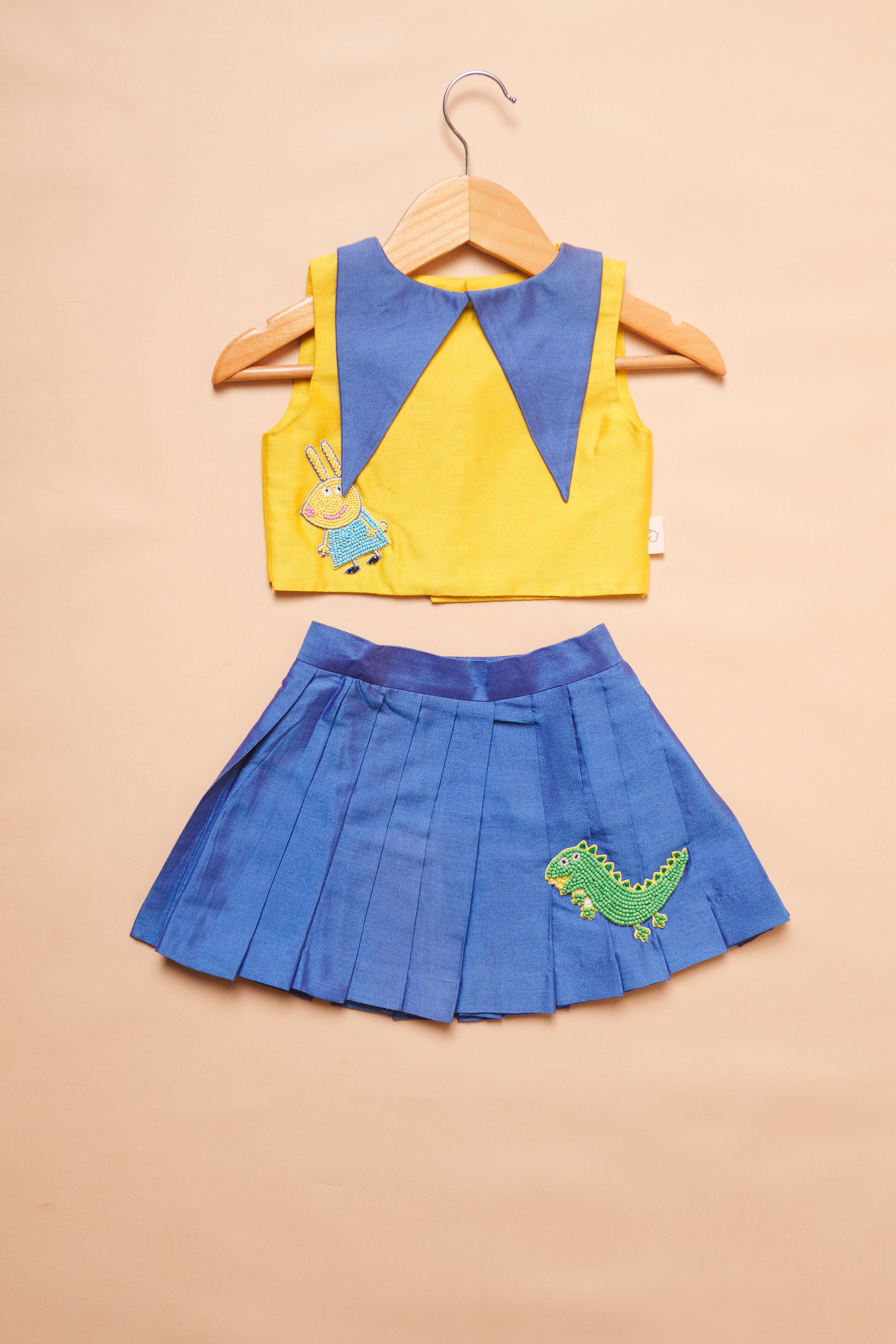 Peppa Dinosaur Skirt Top Set