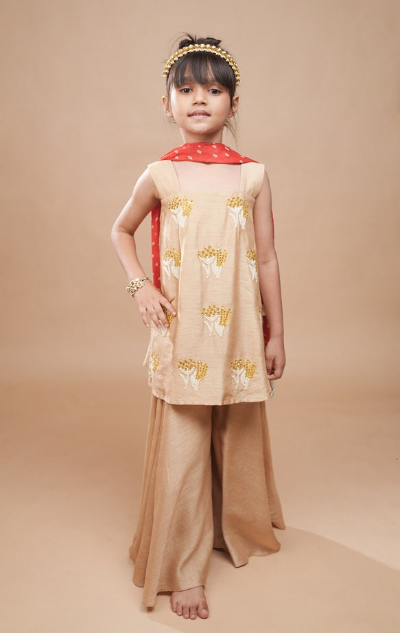 Sunehra Weave Palazzo Set
