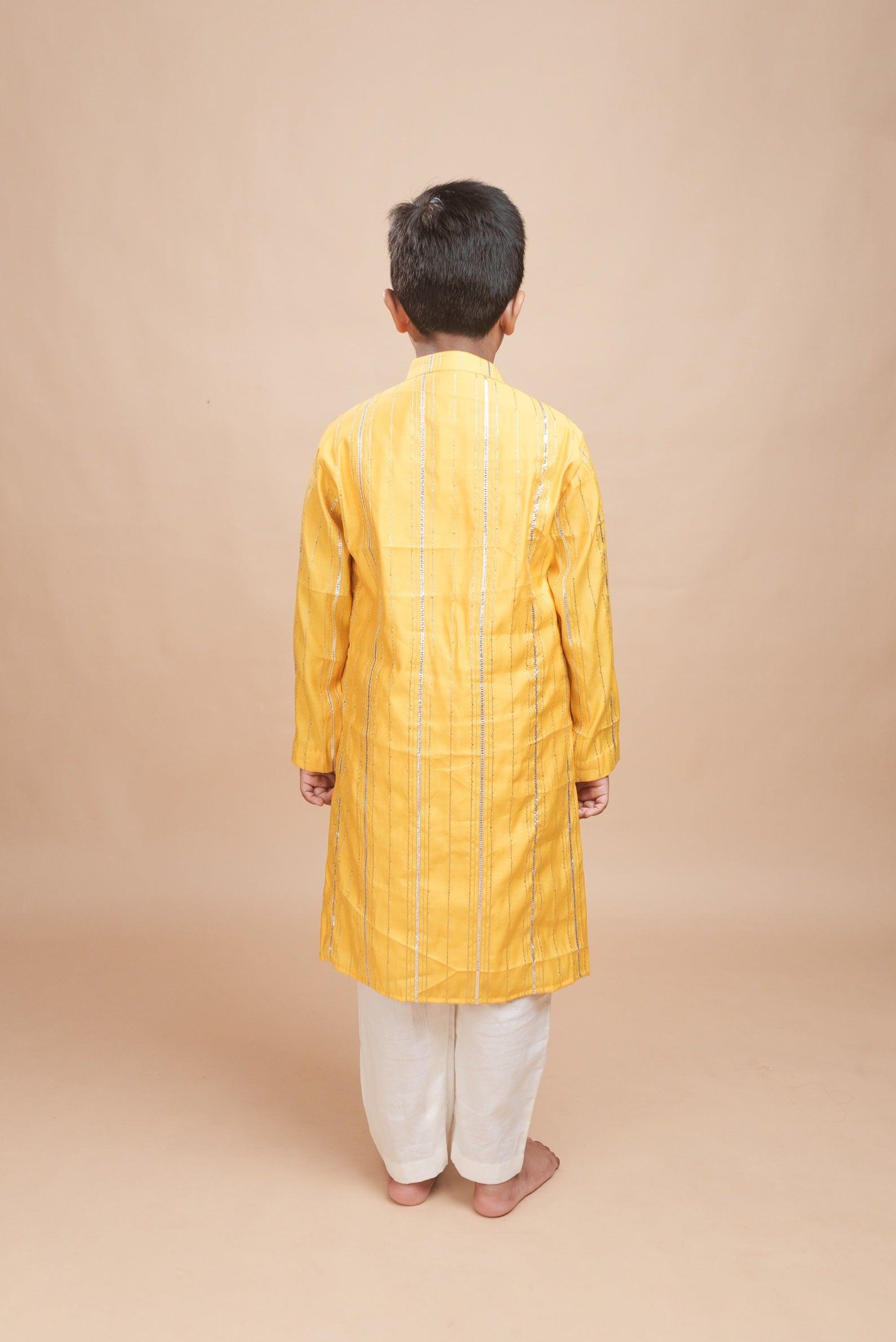 Haldi Gota Glow Kurta Set