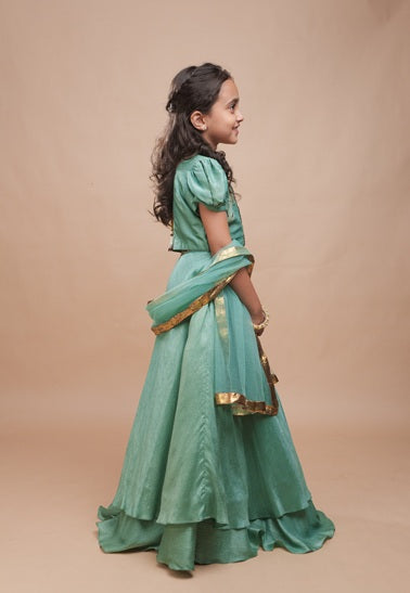 Hara Gul Lehnga Set