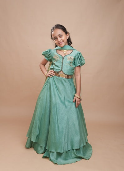 Hara Gul Lehnga Set
