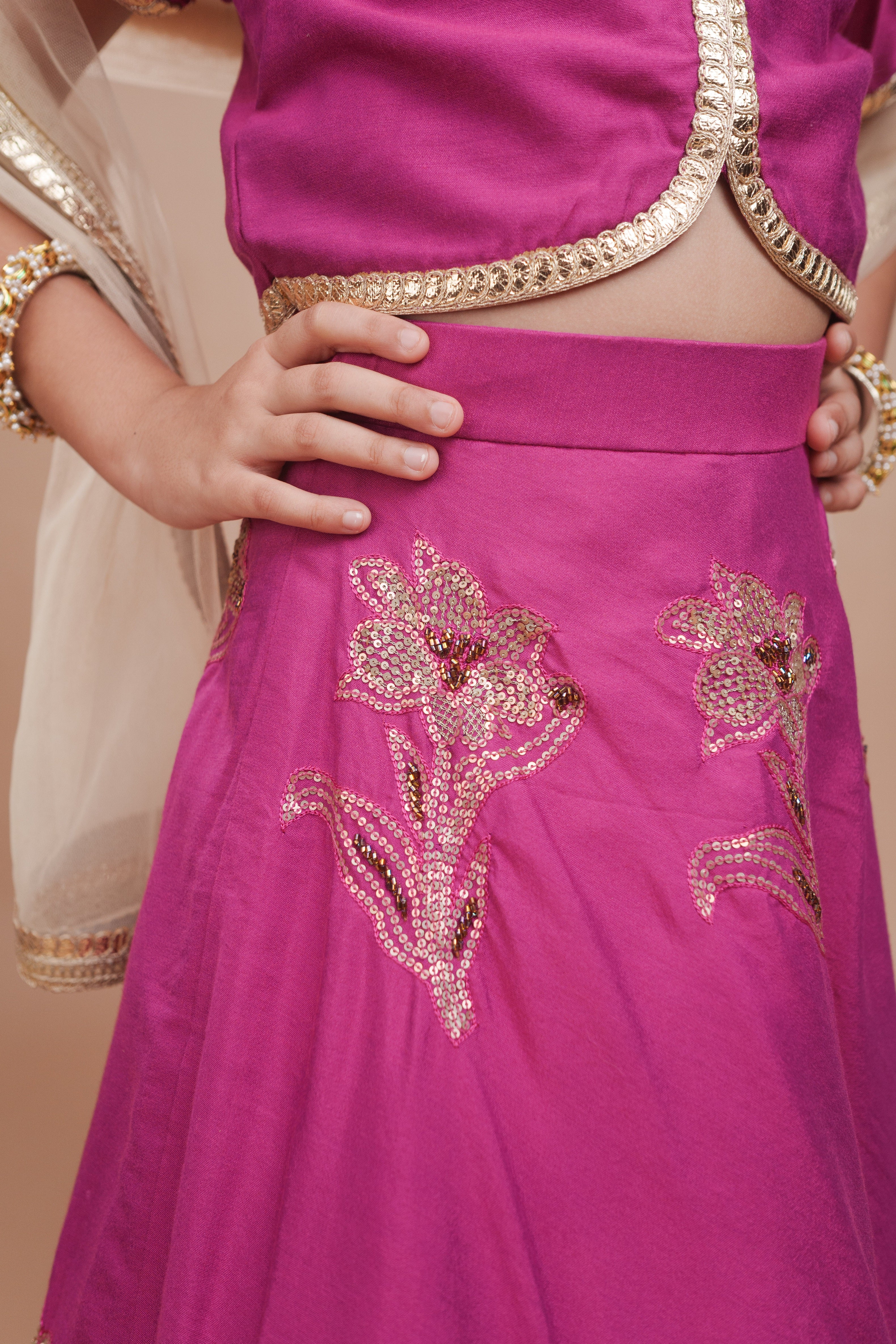 Gulnaar Embroidered Lehenga Set