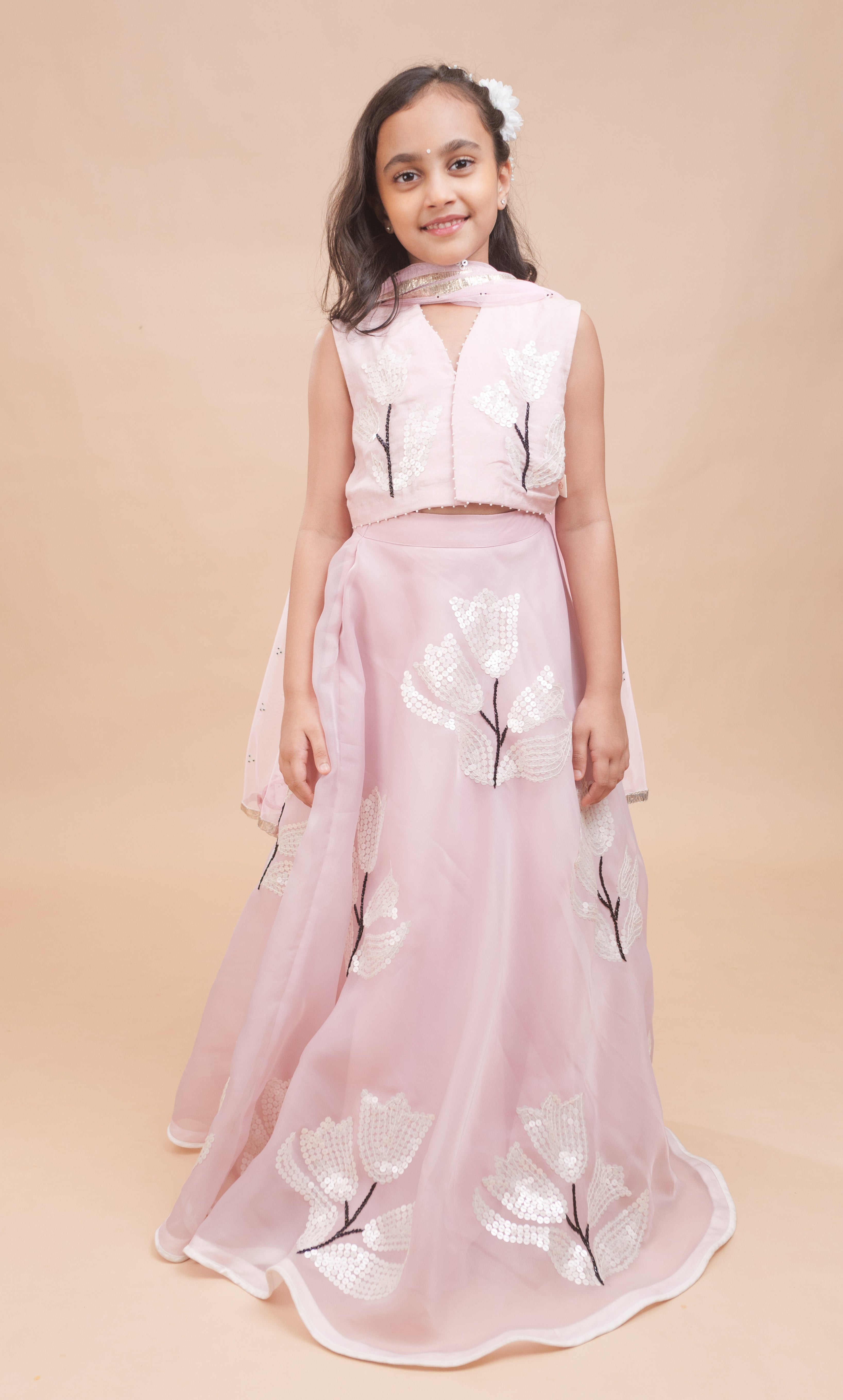 Blush Tulip Lehenga Set