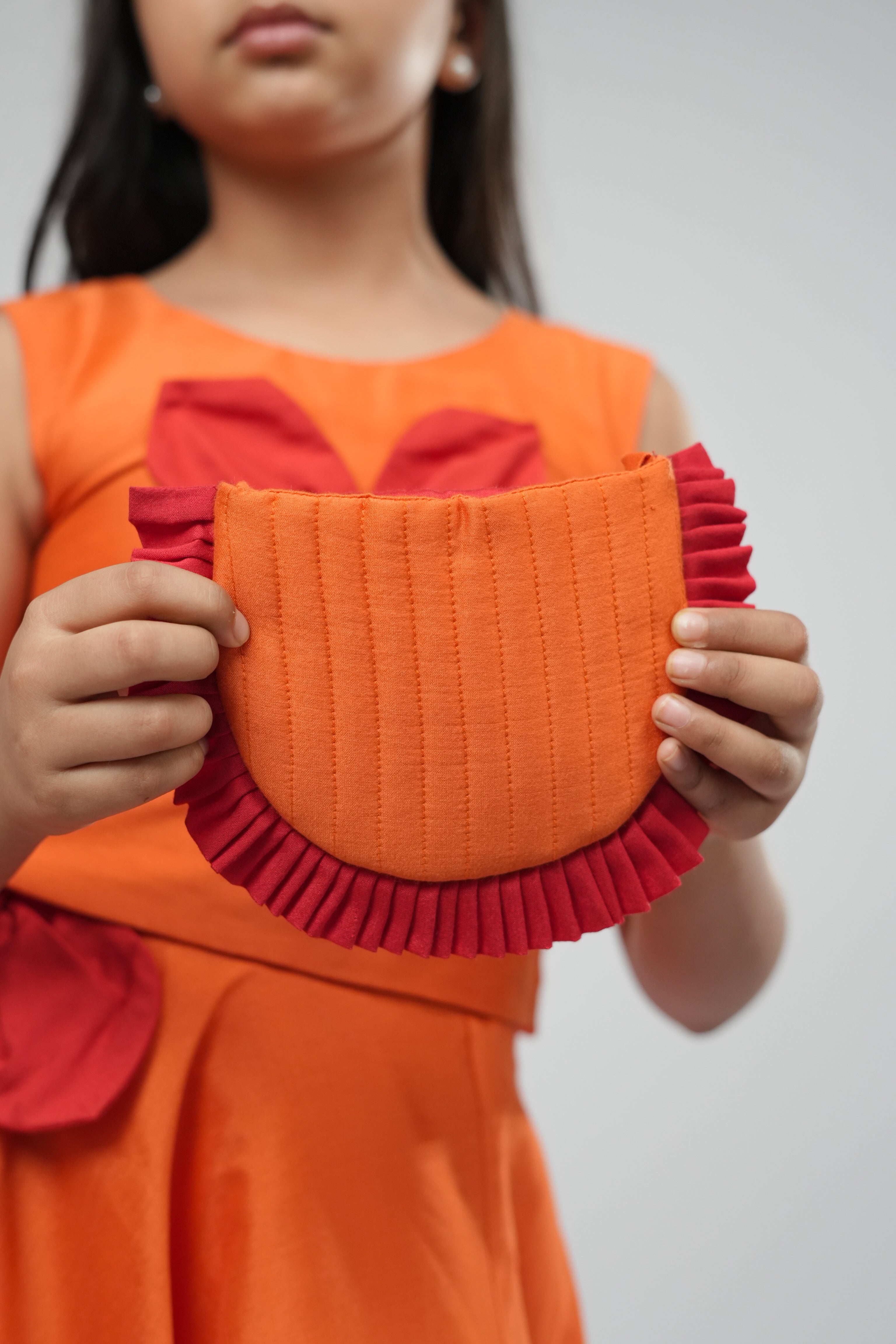 Orange Crush Skirt Set
