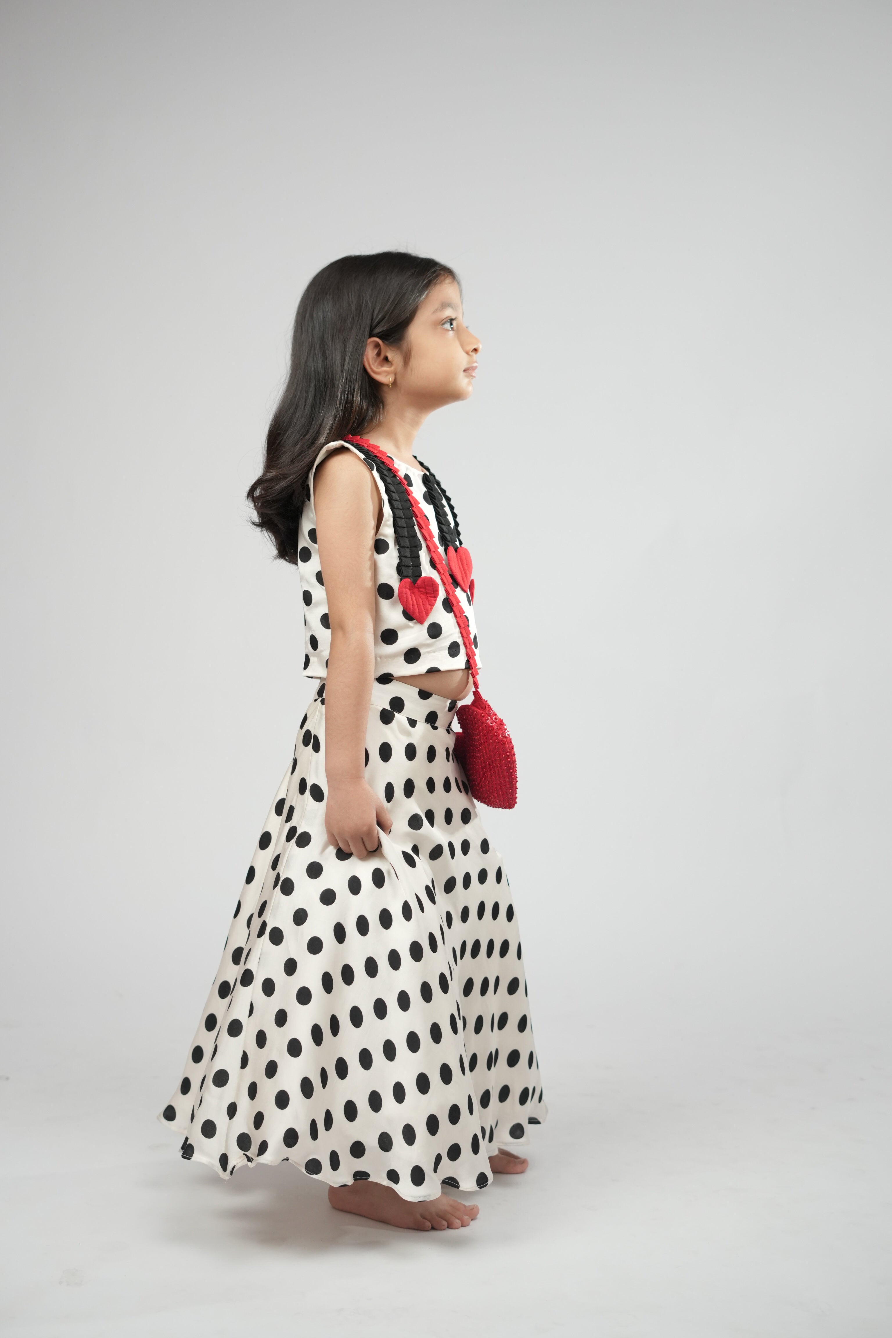 Dotty Hearts Co-ord Set For Girls