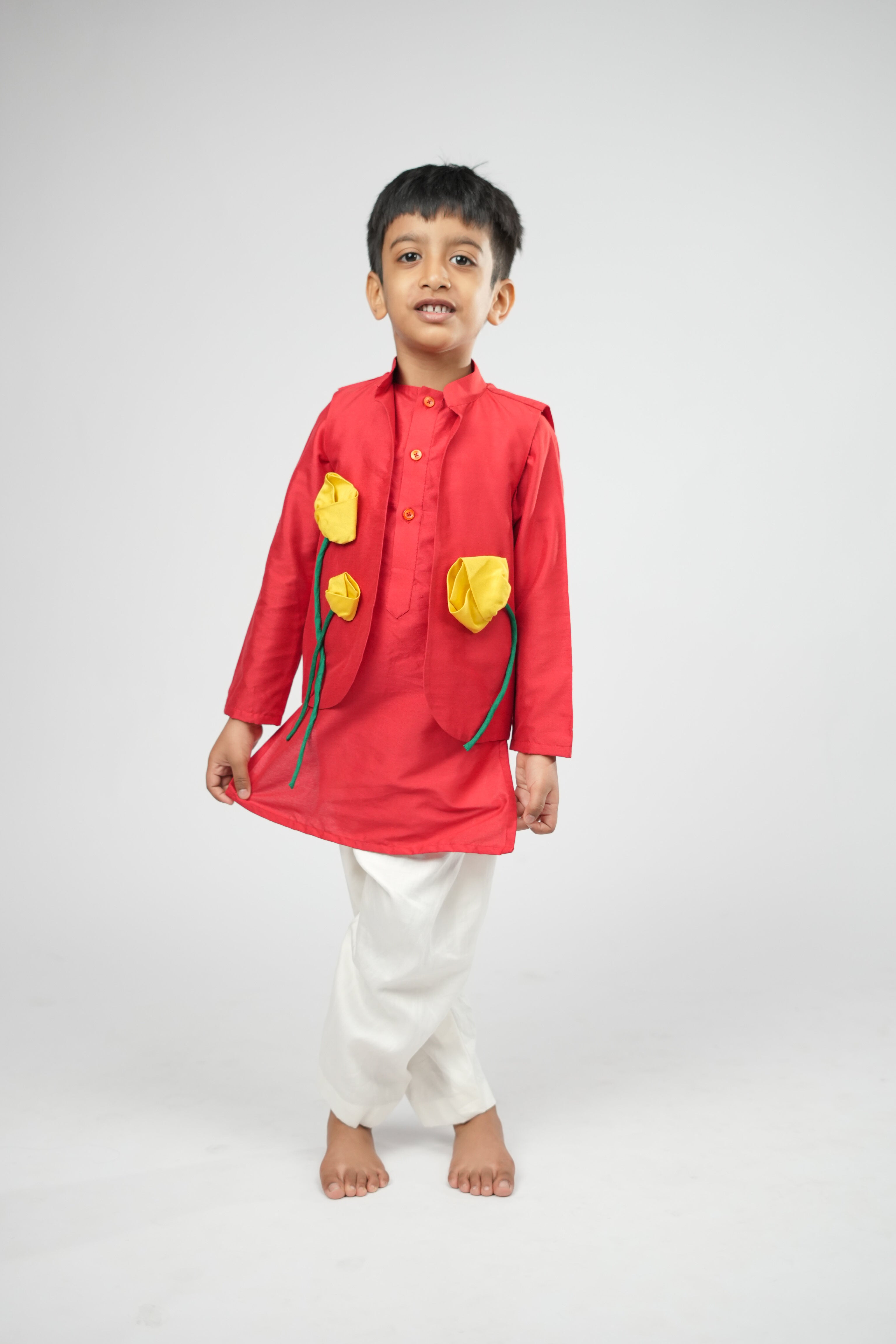 Tulip Ember Nehru Jacket Set