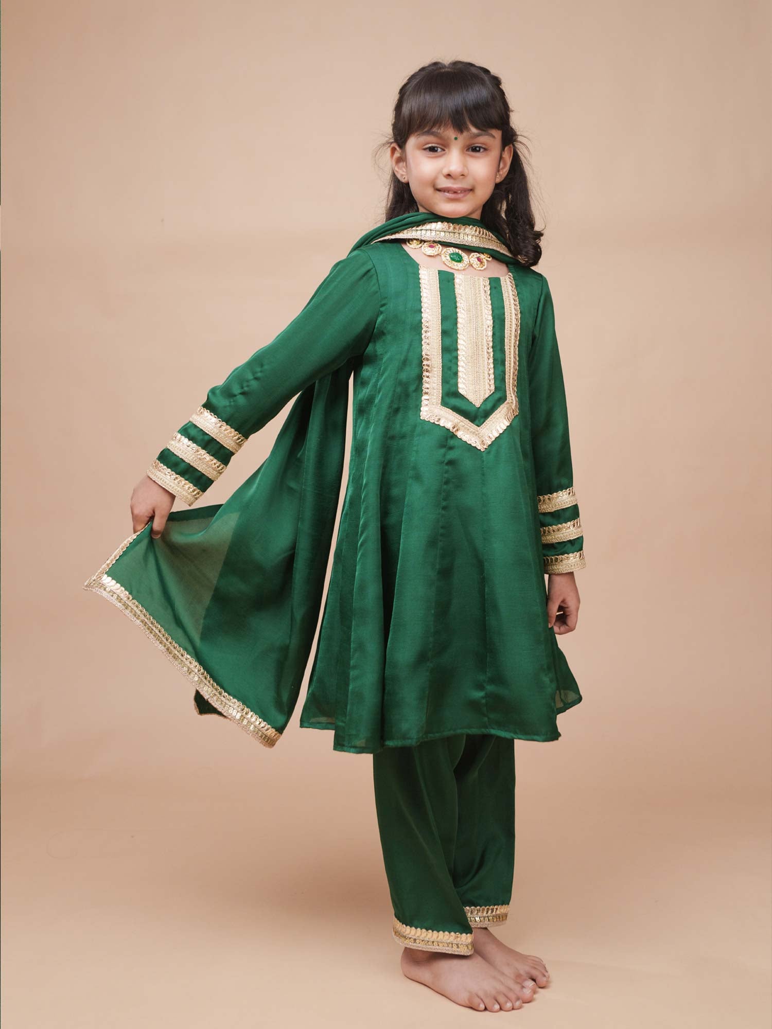 Panna Anarkali Set