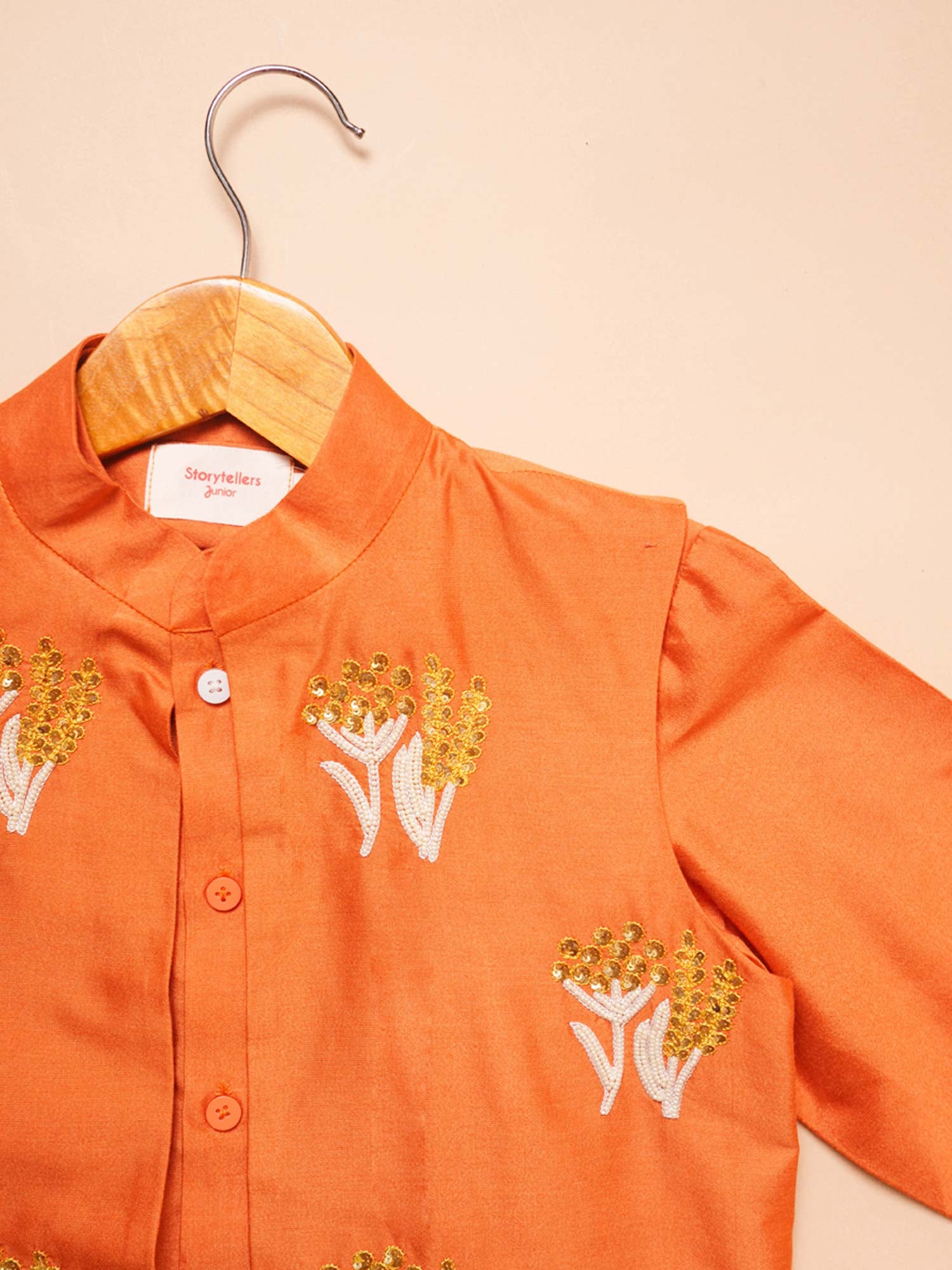 Kesari weave Jacket Set