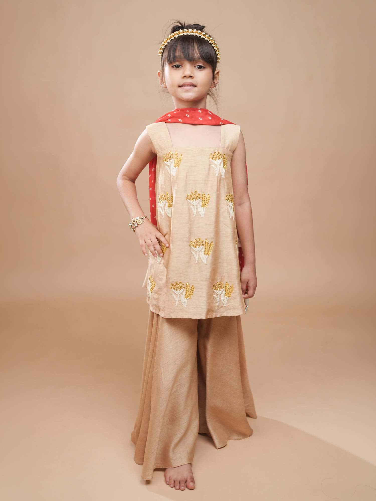 Sunehra Weave Palazzo Set