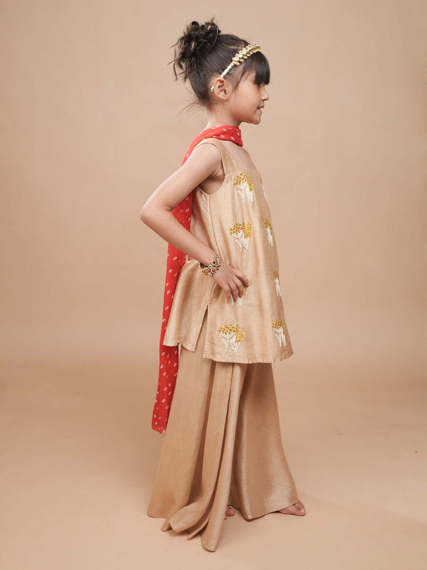 Sunehra Weave Palazzo Set