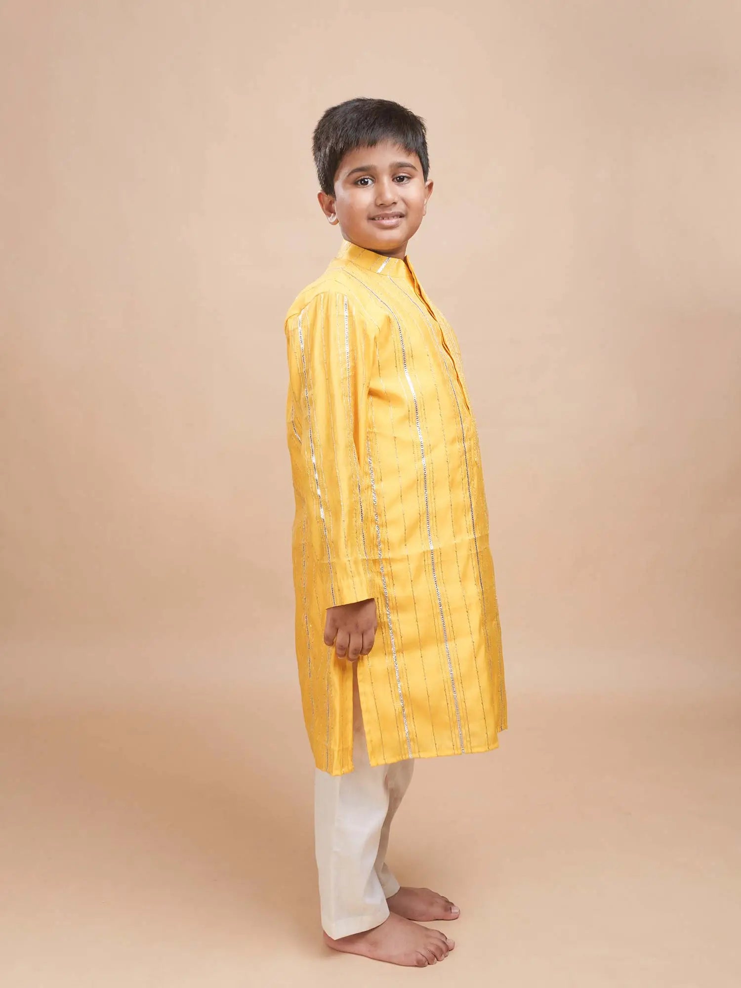 Haldi Gota Glow Kurta Set