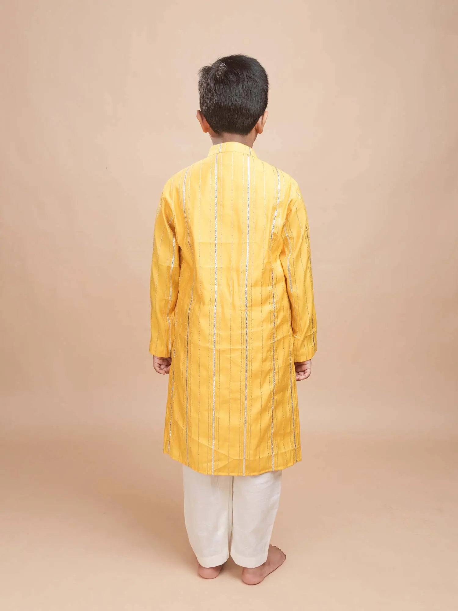 Haldi Gota Glow Kurta Set