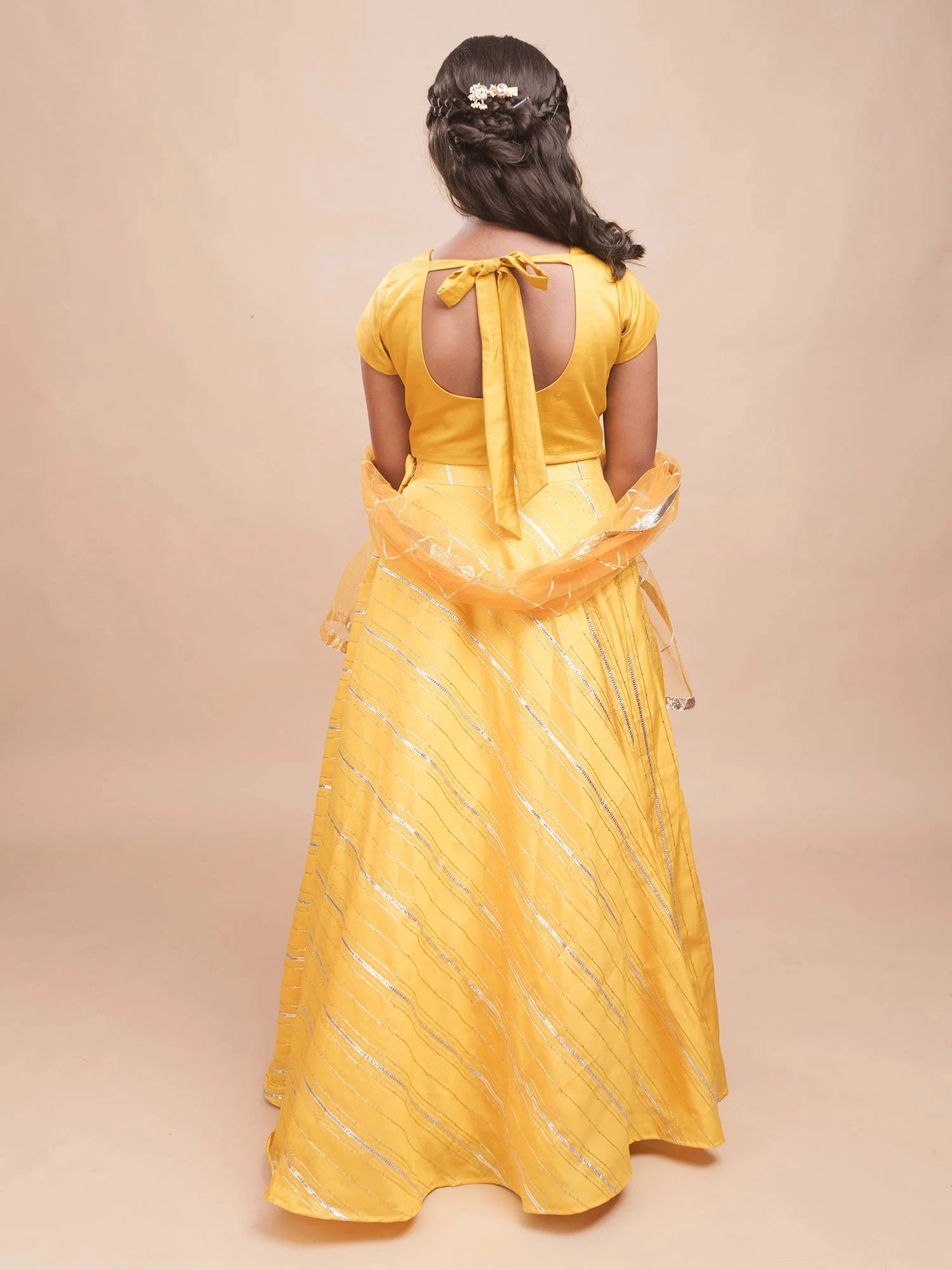 Haldi Gota glow Lehenga Set