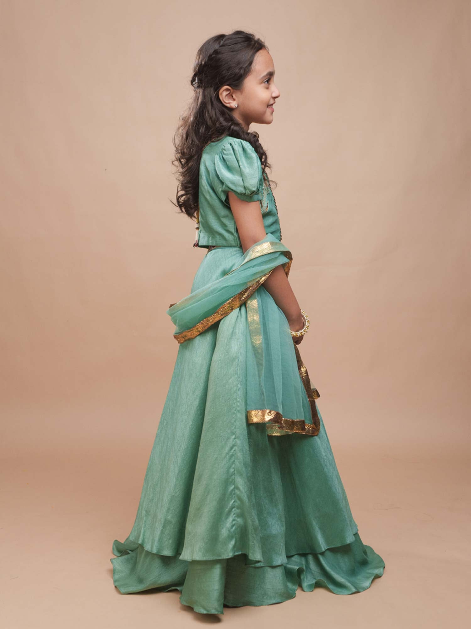 Hara Gul Lehenga Set
