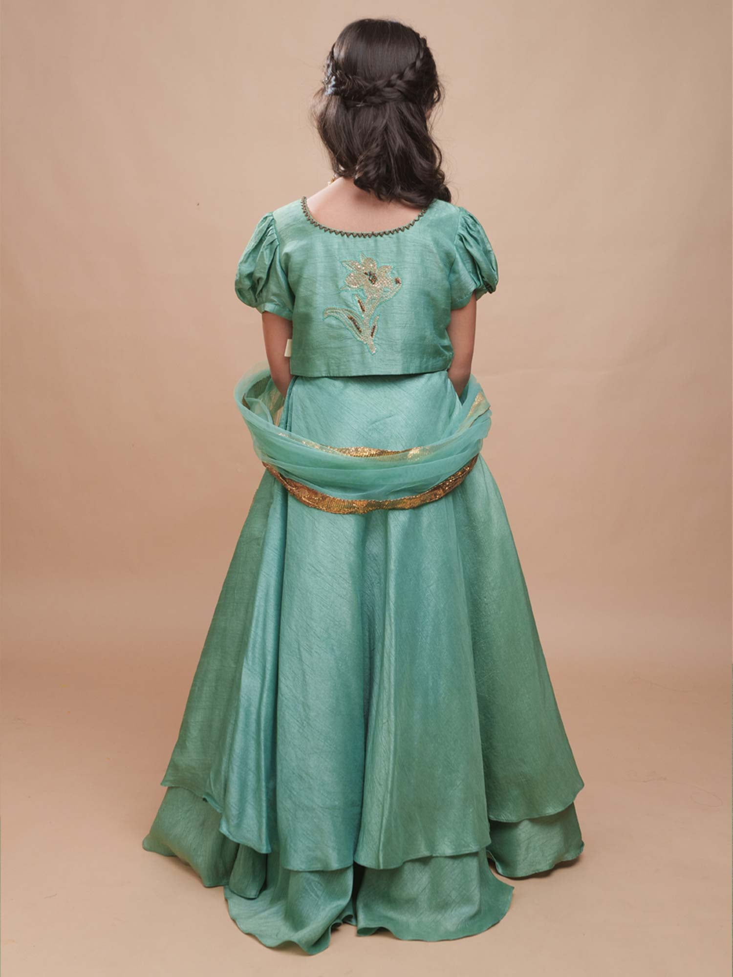 Hara Gul Lehenga Set