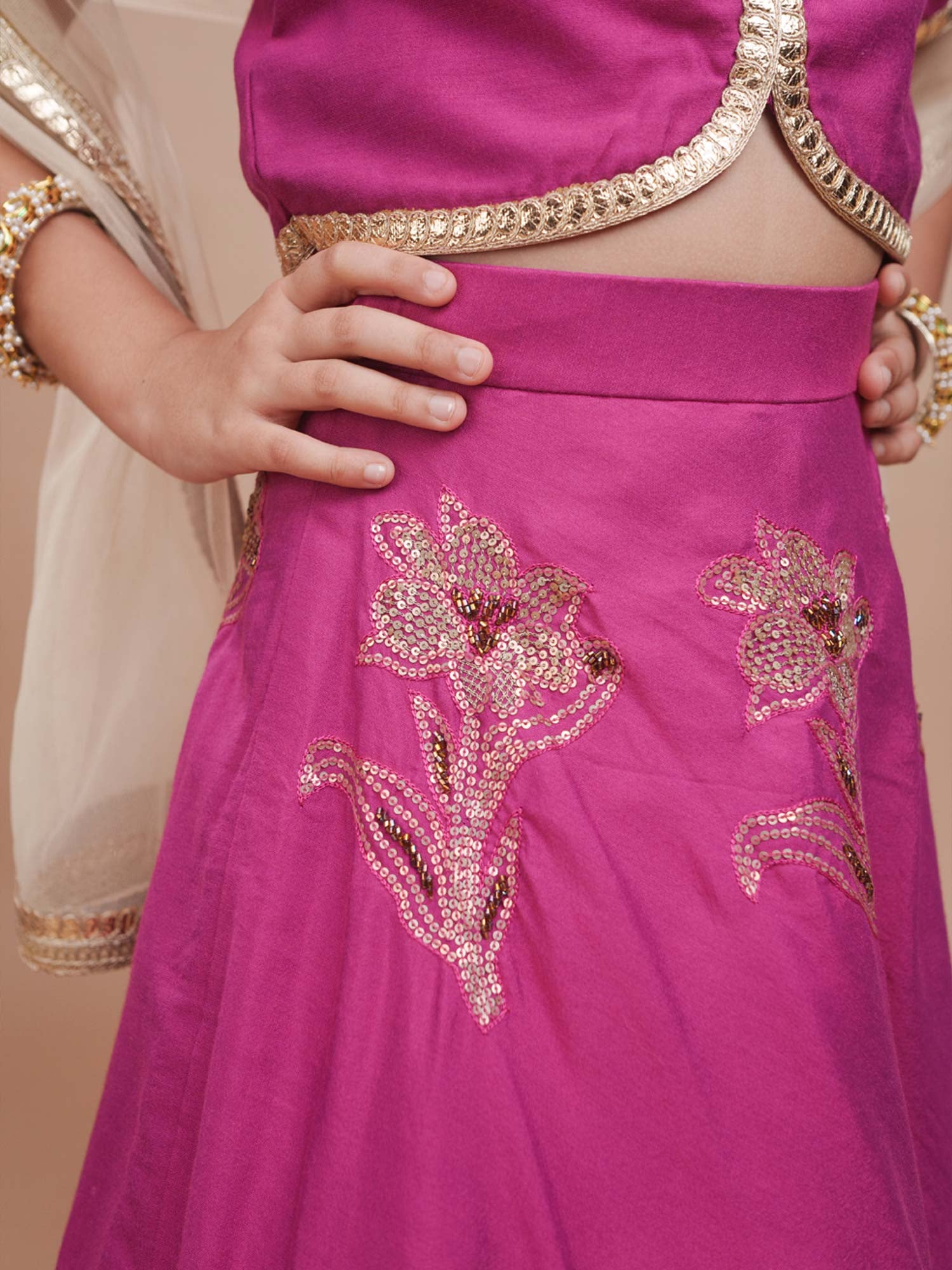 Gulnaar Embroidered Lehenga Set
