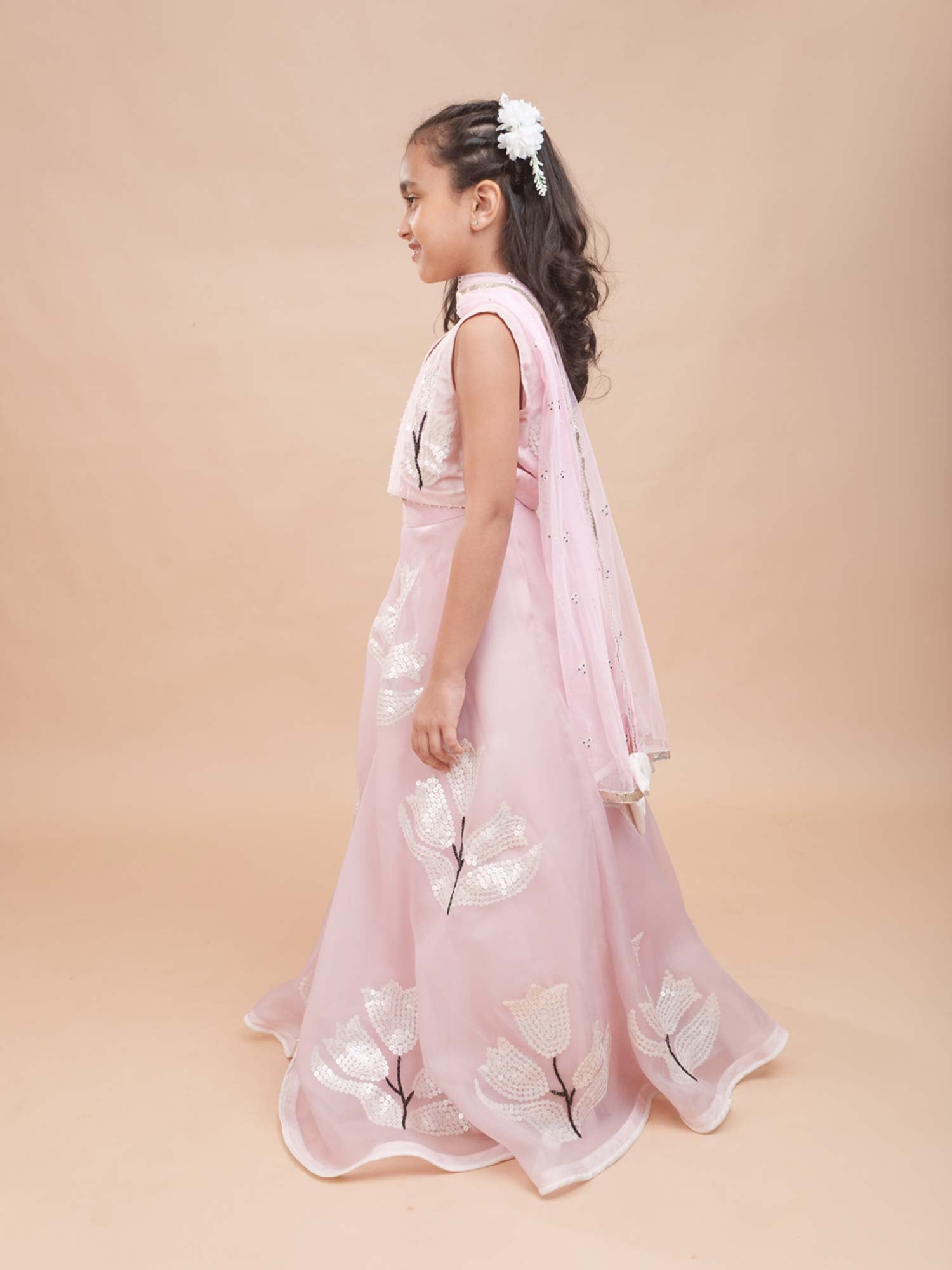 Blush Tulip Lehenga Set
