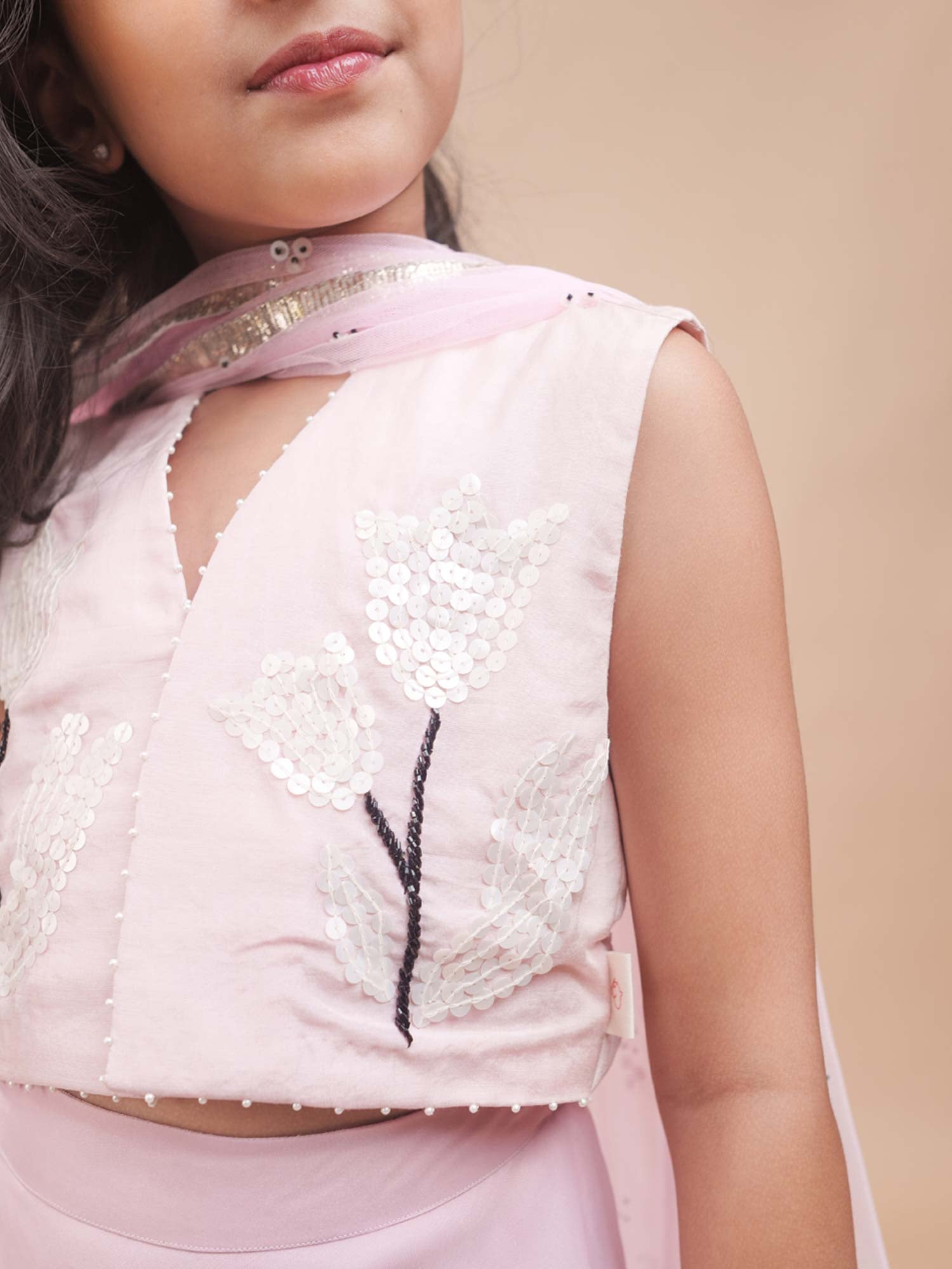 Blush Tulip Lehenga Set
