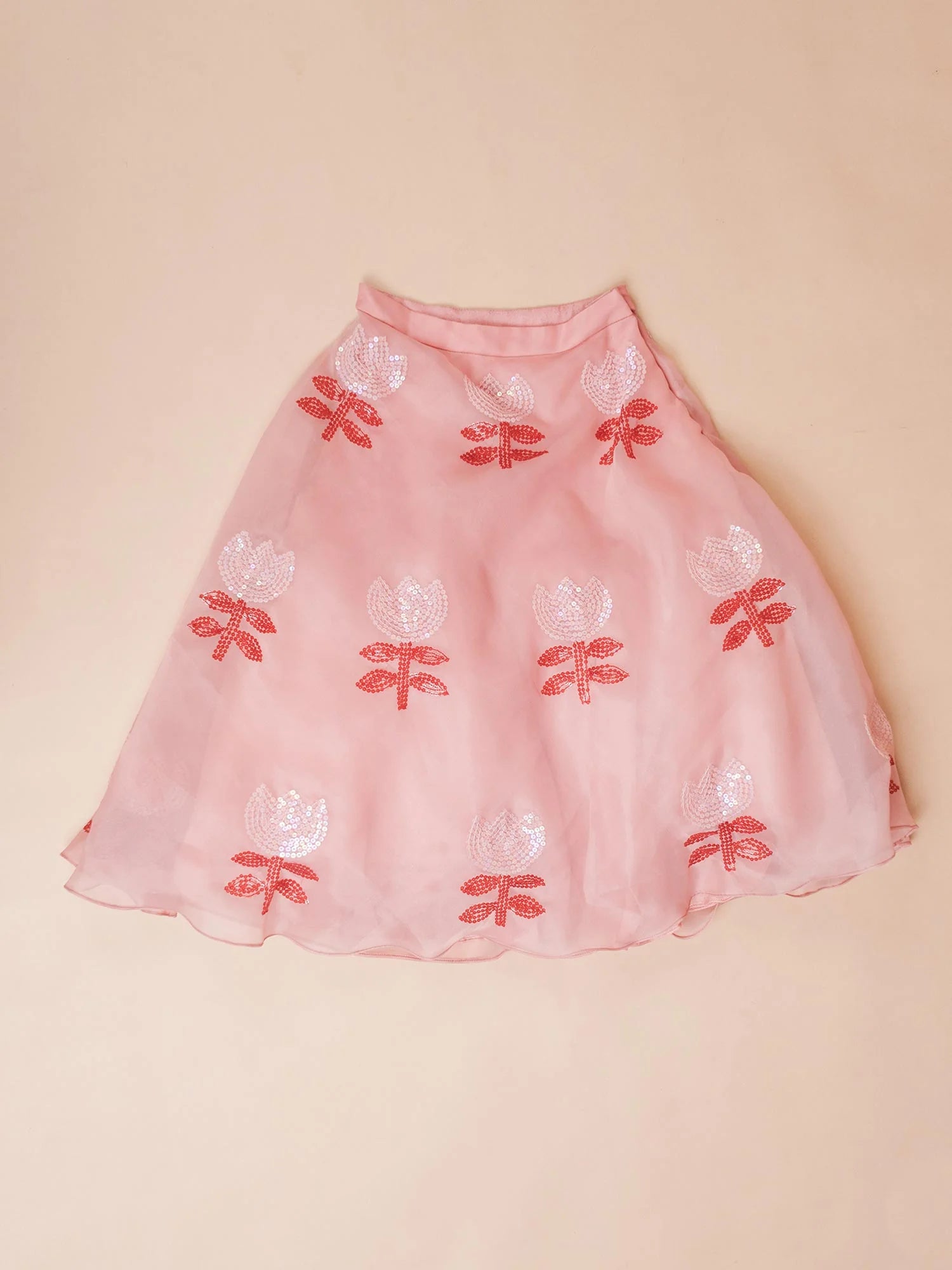 Priya Pink Floral Lehenga Set