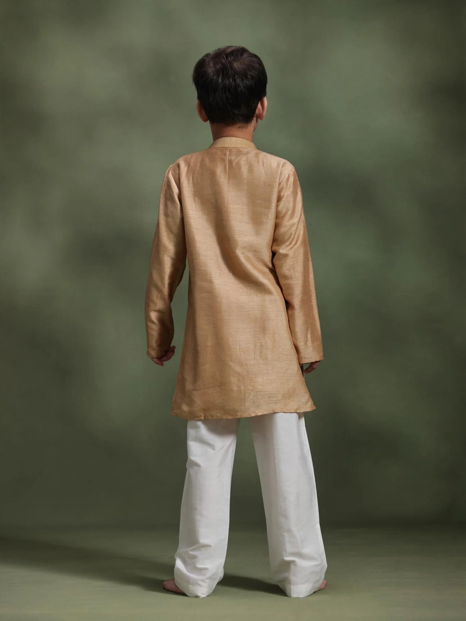 Dhruv Beige Taari Work Kurta Set