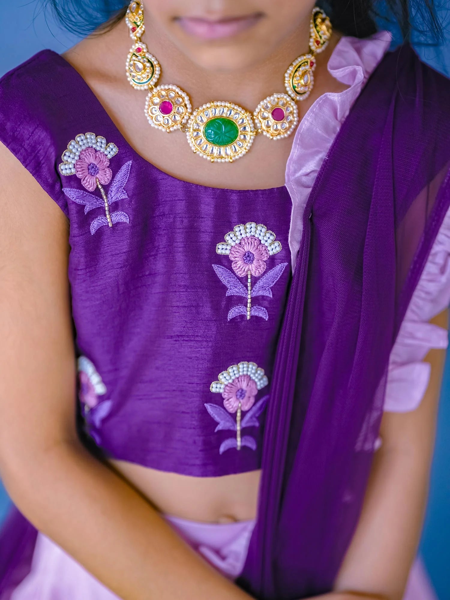 Pari Lavender Lehenga Choli Set