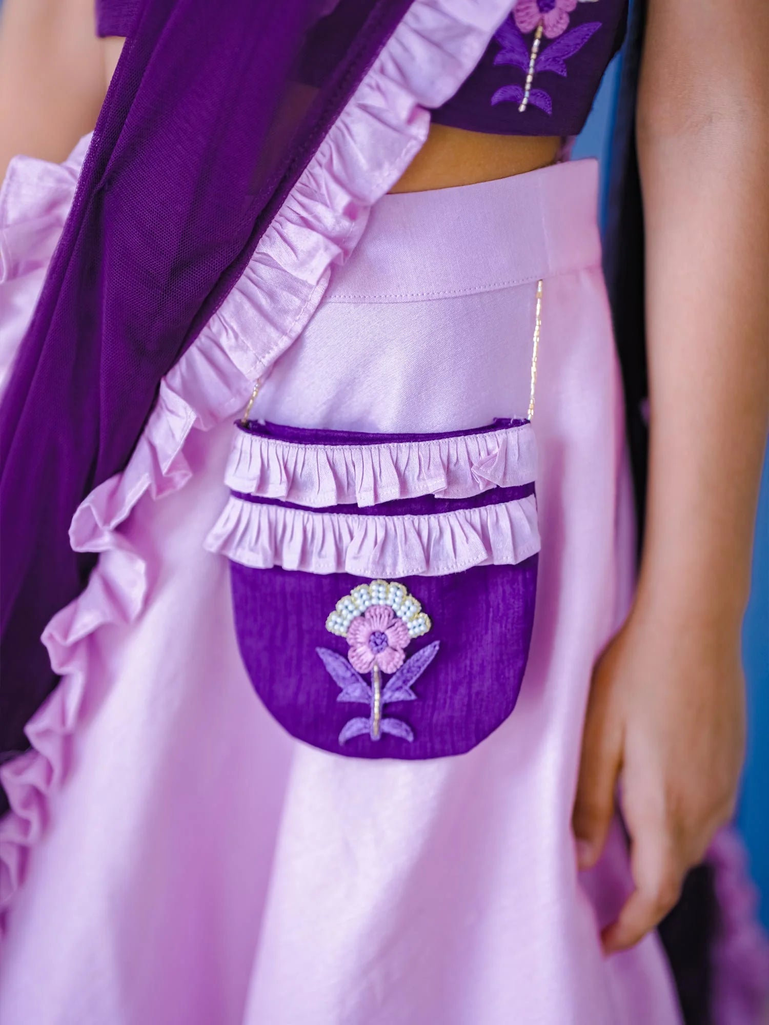 Pari Lavender Lehenga Choli Set