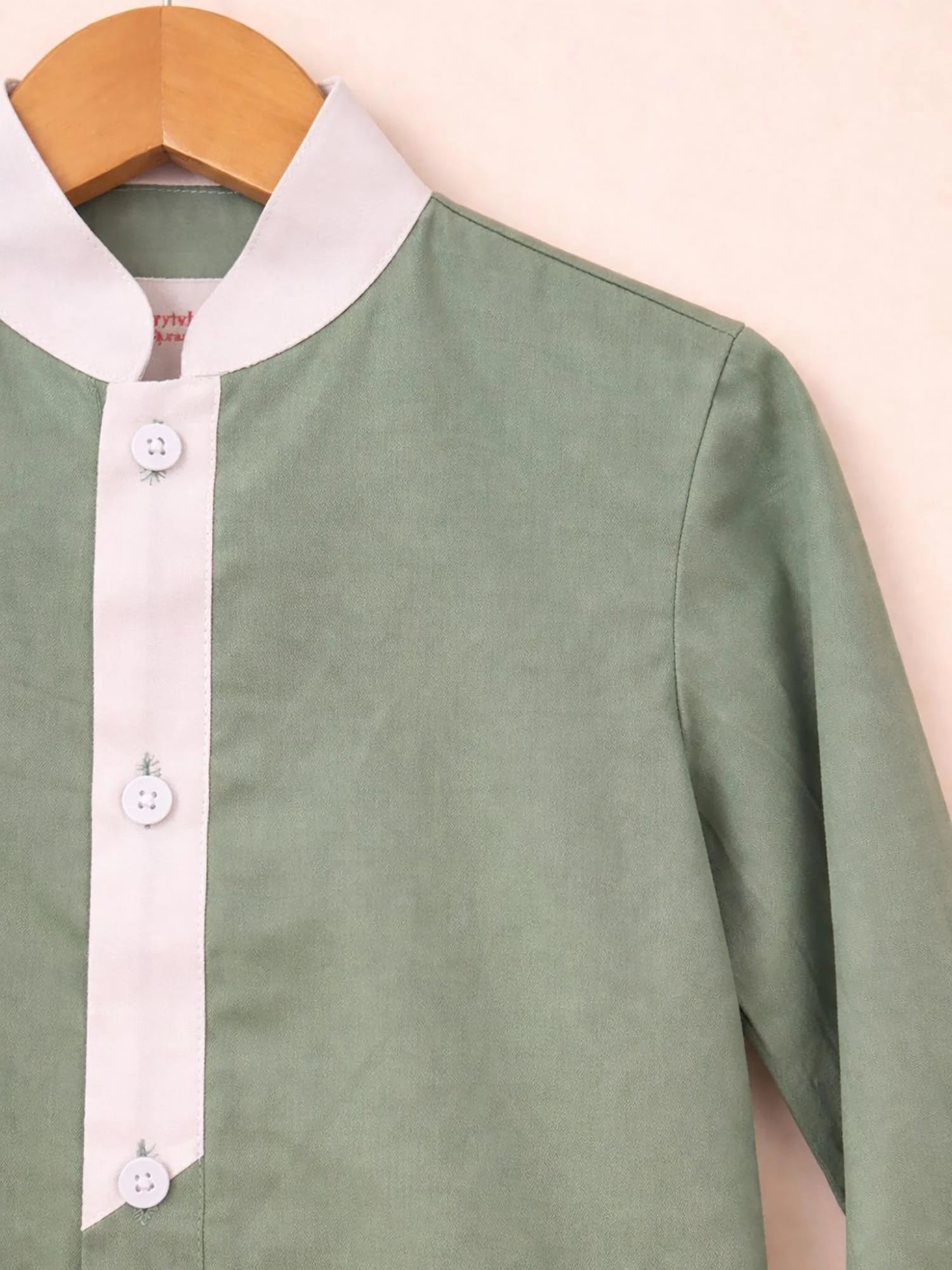 Ezra Sage Green Designer Shirt