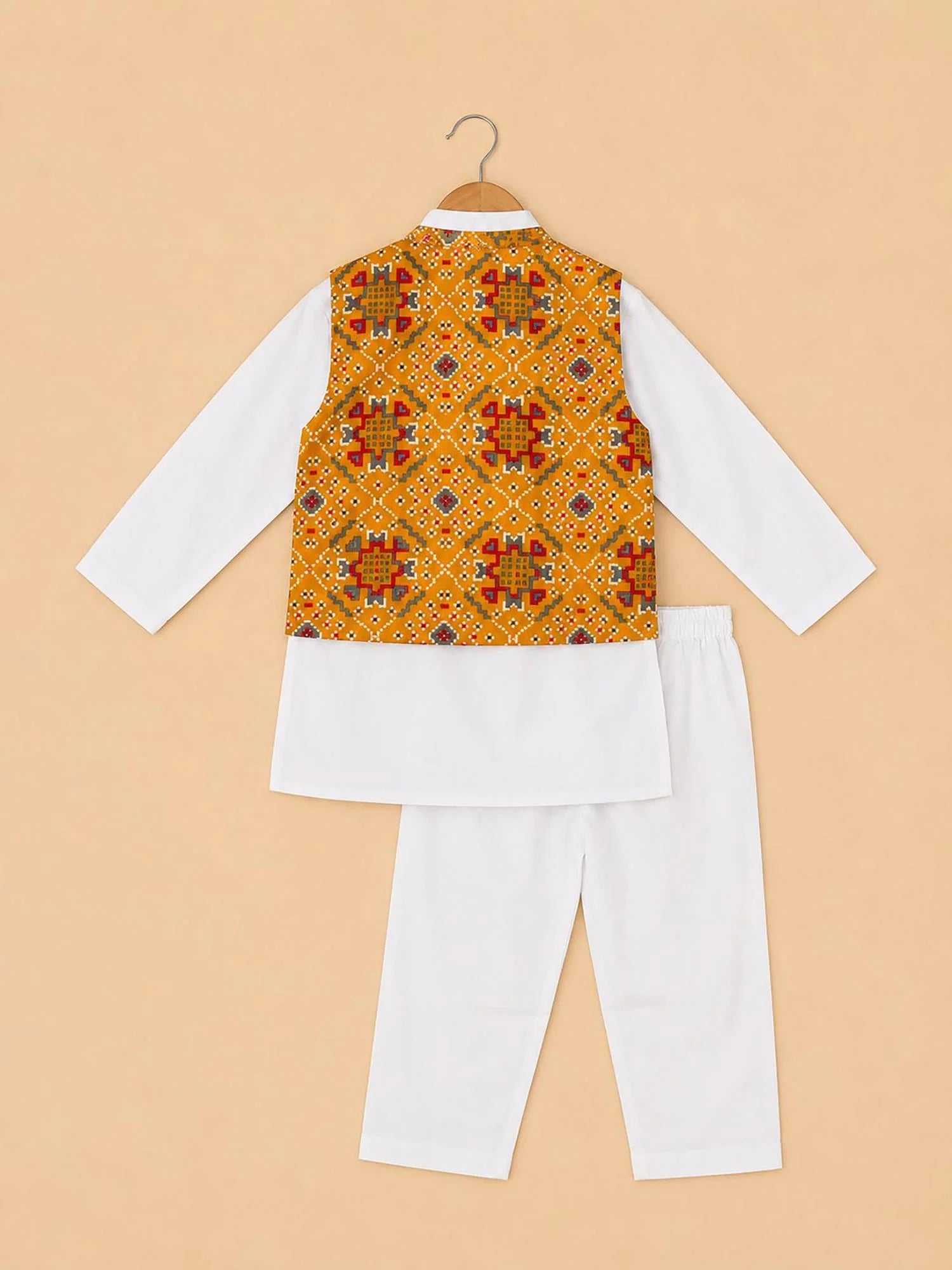 Kabir Patola Nehru Jacket Set